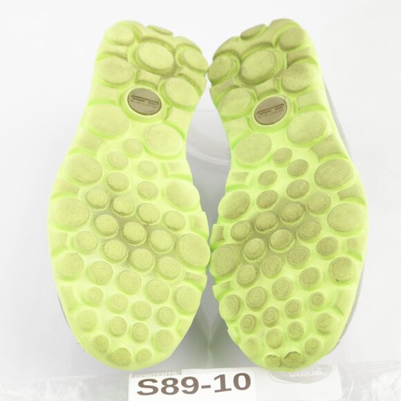 Skechers Womens Go Walk Running Shoe Size 6  Gray Neon Yellow Sneaker Trainers - Picture 8 of 12